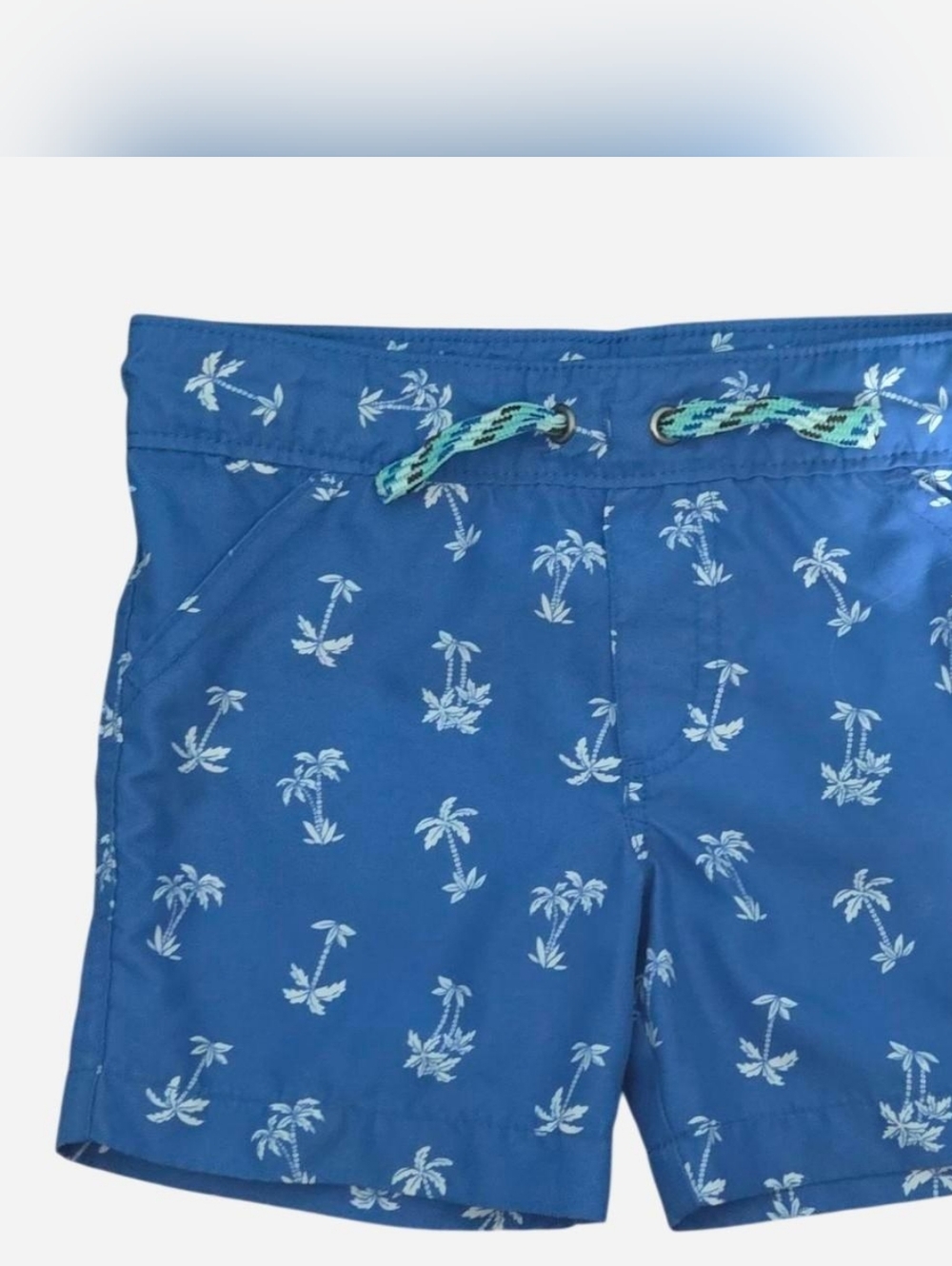 Carter's Blue Palm Print Shorts